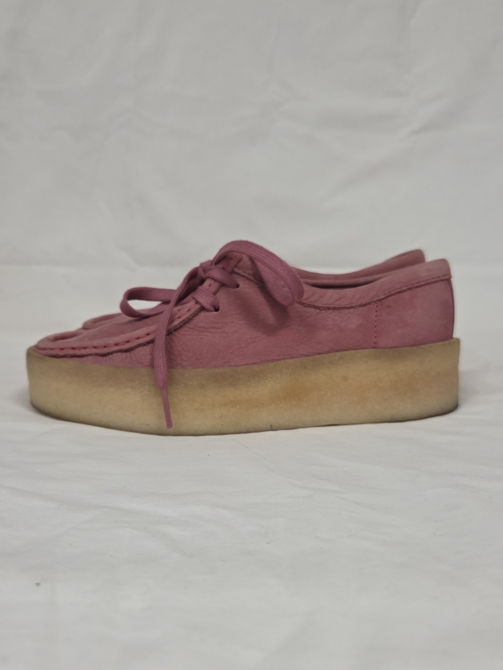 Clarks Originals Pink Suede Cup Wallabees 6.5